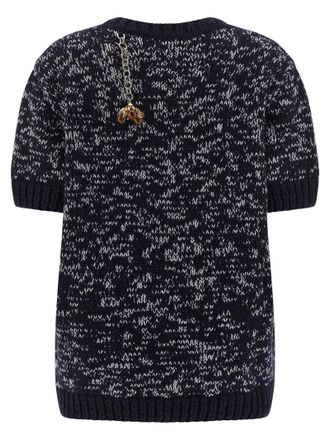 Prada Womens Multicolor Virgin Wool Cardigan Clothing