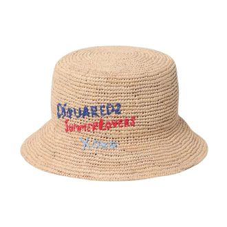 ストローハット Hat woman Dsquared2 Women's Accessories: Belts, Hats and Scarves | DSQUARED2
