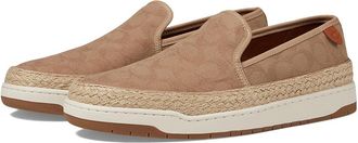 Coach Miles Espadrille Mens Lace-up Boots Taupe : 7.5 D - Medium, Leather/Synthetic