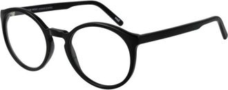 Andy Wolf Rond Volrand Acetaat Optisch Montuur - unisex - Brillen - Zwart - ONE Size - Wol - Accessoires