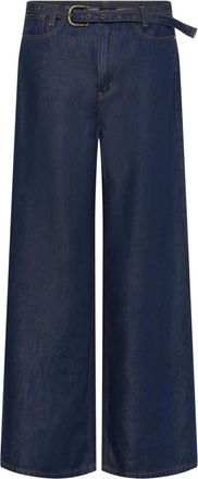 MY ESSENTIAL WARDROBE The Louis 139 Wide Jeans - Dames - Loose Fit Jeans - Blauw - W30 L34 - Katoen - Jeans