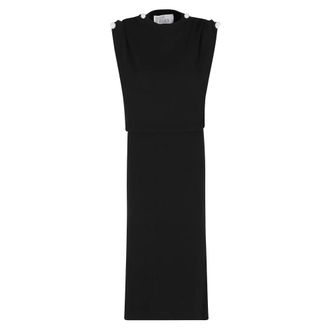 Giuseppe Di Morabito Abito midi in maglia con decorazioni - - Dresses - Donna - Nero - S
