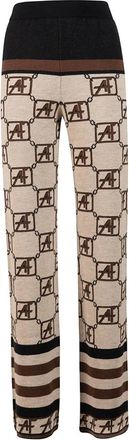 Alberta Ferretti Straight Broeken - Dames - Straight fit broeken - Veelkleurig - M - Broeken