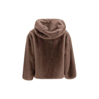 Herno Womens Brown Polyester Full-Length Jacket Clothing