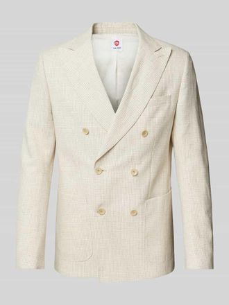 CG - Club of Gents Regular Fit Sakko mit Leinen-Anteil Modell PHINIX in Beige, Gr&ouml;&szlig;e 48