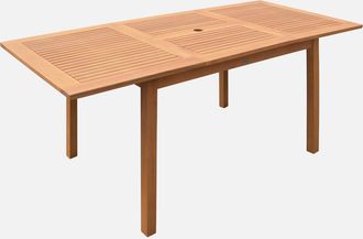Sweeek Tavolo Da Giardino Rettangolare Allungabile In Legno, 6 A 10 Posti