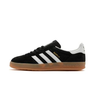 adidas Gazelle Indoor Classic Black Trainers - male - Adidas - Sneakers - Black - 6 2/3 UK - Shoes