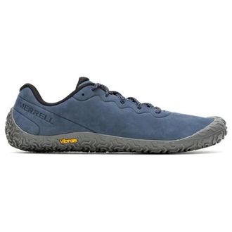 Merrell Vapor Glove 6 Leather Barfussschuhe f&uuml;r Herren | blau/grau