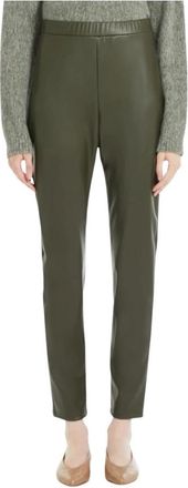 Max Mara Ornella Broek - Dames - Slim Fit Broeken - Groen - 2XL - Broeken