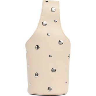 BCBGeneration Mini Studded Faux Leather Bucket Bag in Almond at Nordstrom Rack