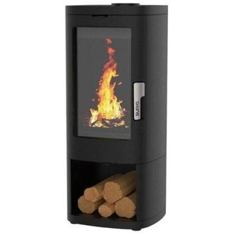 Supra Estufa De Le&ntilde;a De Hierro Fundido Negro De 11,5 Kw. - Fr9016200b - Supra