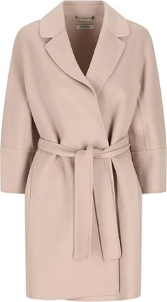 Max Mara Jas met ceintuur - Beige