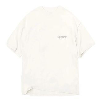 Represent T-Shirts, male, White, XL, Owners Club Script T-Shirt