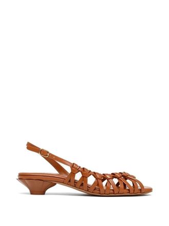 Chlo&eacute; Estra Low Heel Sandals
