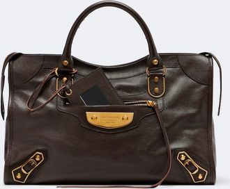 Balenciaga Le City Uptown Medium leather top-handle bag
