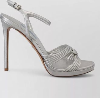 Prada leather ankle-strap sandals