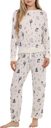 Honeydew Intimates Star Seeker Brushed Jersey Pajamas in Parfait Poses at Nordstrom, Size X-Small