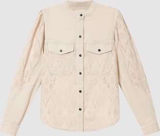 Isabel Marant Chemise Kaina Beige