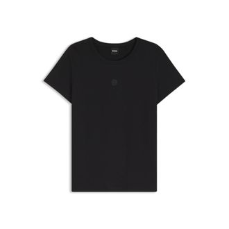 BOSS Mercerised-cotton T-shirt in a regular fit