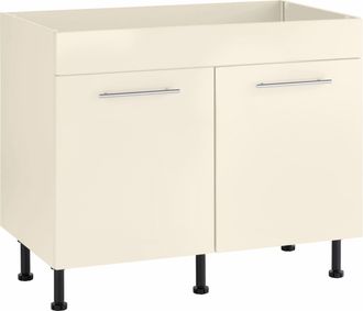 Wiho Küchen Spülenschrank »Ela« Breite 100 cm, höhenverstellbare Füsse