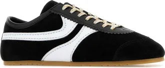 Dries Van Noten Suede Colorblock Sneaker - Black