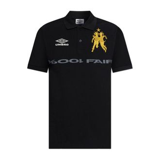 Umbro Polo Shirts, male, Black, Size: XL 001% Fair Polo