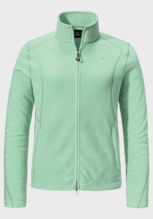 Sch&ouml;ffel Fleecejacke SCH&Ouml;FFEL Fleece Jacket Leona3, Damen, Gr. 36, gr&uuml;n (6305, gr&uuml;n), Oberstoff: 100% Polyester, regular fit, hoch geschlossener Ausschnitt, Ja