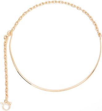 Ferragamo Gancini Crystal-embellished Necklace