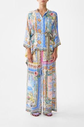 Camilla Tuck Front Pant in Nav&agrave;s Nouveau at Nordstrom, Size Xx-Small Au