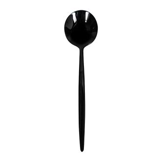 Cutipol Moon Polished Black Kaffee- und Teelöffel