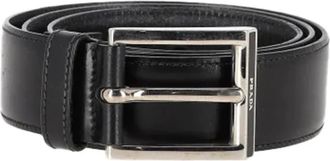 Prada Pre-owned Belts, female, Black, Size: ONE SIZE Pre-owned Leather belts