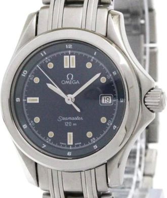 Omega Pre-owned Watches, female, Blue, Size: ONE SIZE Pre-owned Vintage Watch