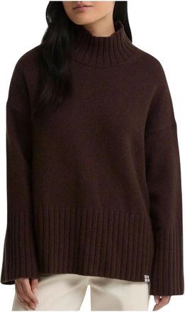Barbour Maglione May con collo a imbuto - - Knitwear - Donna - Marrone - S