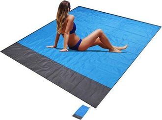 OEM Alfombra De Picnic, 210x200 Cm, Mantas De Picnic, Manta De Picnic Impermeable, Alfombra De Playa Plegable Y Resistente A La Arena, Manta