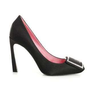 Roger Vivier Dames, Schoenen, Zwart, Maat: 37 1/2 EU Zijde