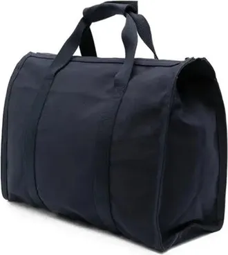A.P.C. Unisex Gym Bag Dark Navy Cotton Handbags Hand