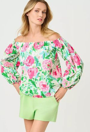 Lilly Pulitzer Siloe Off-the-Shoulder Top