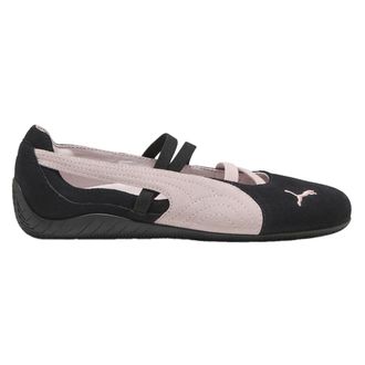 Puma Womens Speedcat Ballet Suede Ballet Slip On Flats Casual - Black, Whisp of Pink, 7 UK