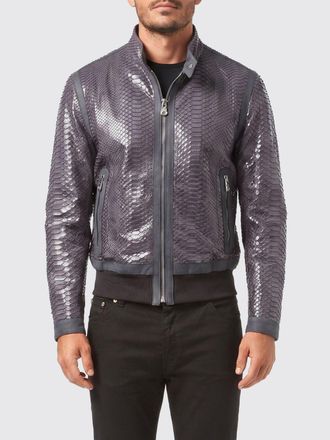 Billionaire Boys Club Python Leather Bomber Jacket