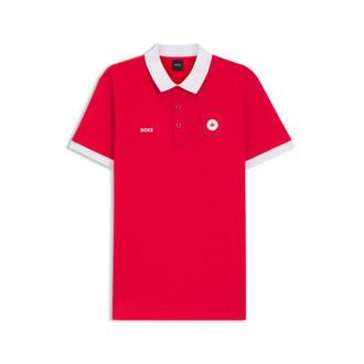 BOSS Paddy polo shirt with country flag