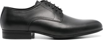 Calvin Klein lace-up leather derby shoes - men - Calf Leather/Rubber/Calf Leather/Fabric - 44 - Black
