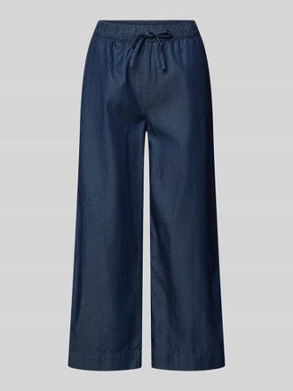 Christian Berg Tencel Lyocell Culotte mit elastischem Bund in Marine, Gr&ouml;&szlig;e 34