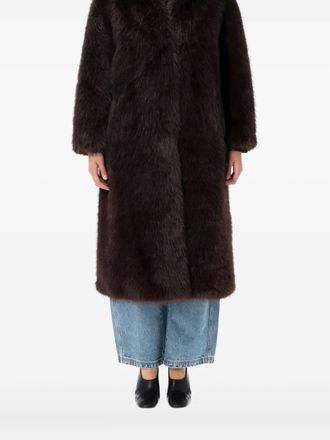 s.w.o.r.d faux-fur coat - Brown