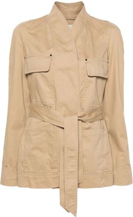 Isabel Marant Loetiza cotton workwear jacket - women - Cotton/Cotton - 38 - Brown