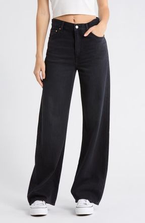 Levi's Ribcage High Waist Wide Leg Jeans in None Your Business at Nordstrom, Size 26 32