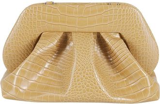 Themoirè Tia Crocodile-Embossed Shoulder Bag