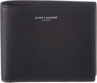 Saint Laurent Paris East/West Leather Bifold Wallet
