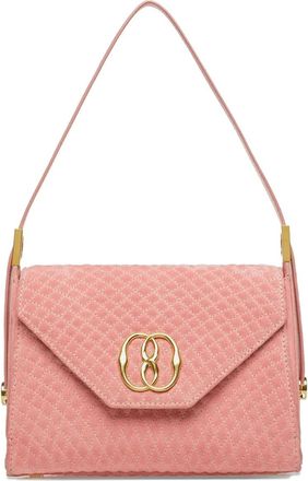 Bally Clutch met logoplakkaat - Roze
