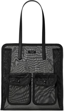Kate Spade New York breezy mesh tote bag in Black at Nordstrom