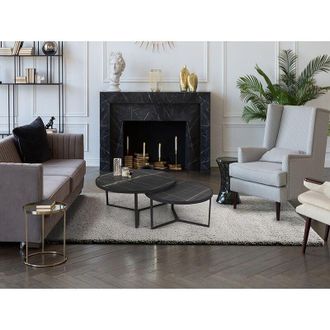 Schuller Schuller - Set Mesas Naira Marmol Negro